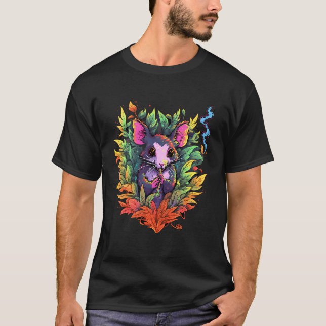 T-shirt Possum Opossum Animal marsupial (Devant)