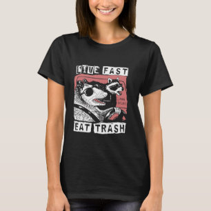 T-shirt Possum Raton Lavage Fun Vive Vite Manger Ordures R