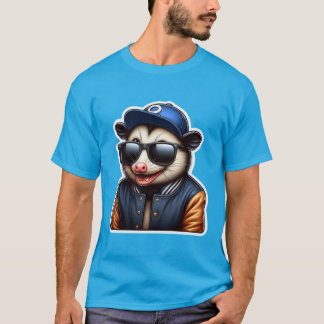 T-SHIRT POSSUME DANS VARSITY JACKET 4