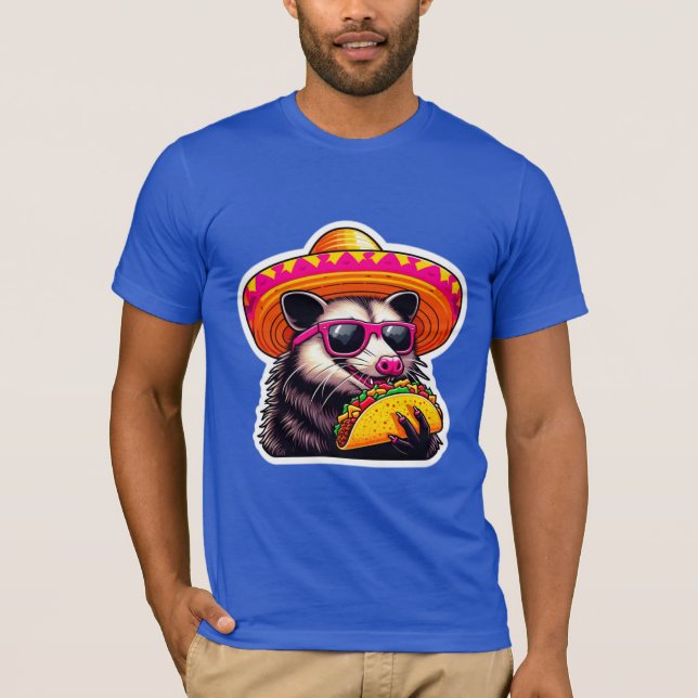 T-SHIRT POSSUME MANGER TACO 4 (Devant)
