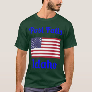 T-shirt Post Falls Idaho Imprimés de Style1