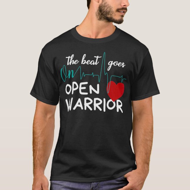 T-shirt Post Heart Surgery Bypass Recovery Design Open Hea (Devant)