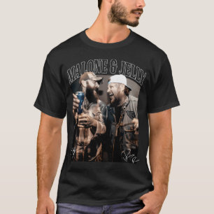 T-shirt Post Malone Jelly Roll Country Rap