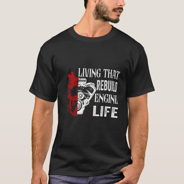 T-shirt Post Open Heart Chirurgie Pour Hommes 2 (Devant)