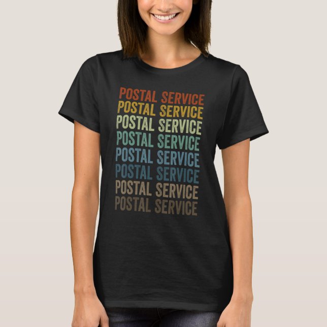 T-shirt Postal Service Postal Worker Mailman (Devant)