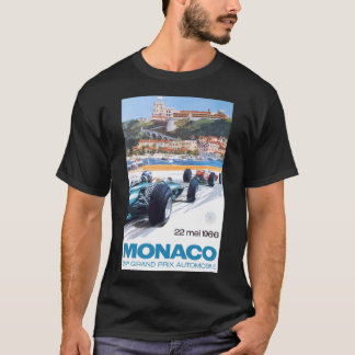 T-shirt Poster Classic T-Shi du Grand Prix MONACO 1966
