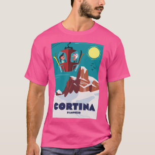 T-shirt Poster Cortina D'Ampezzo