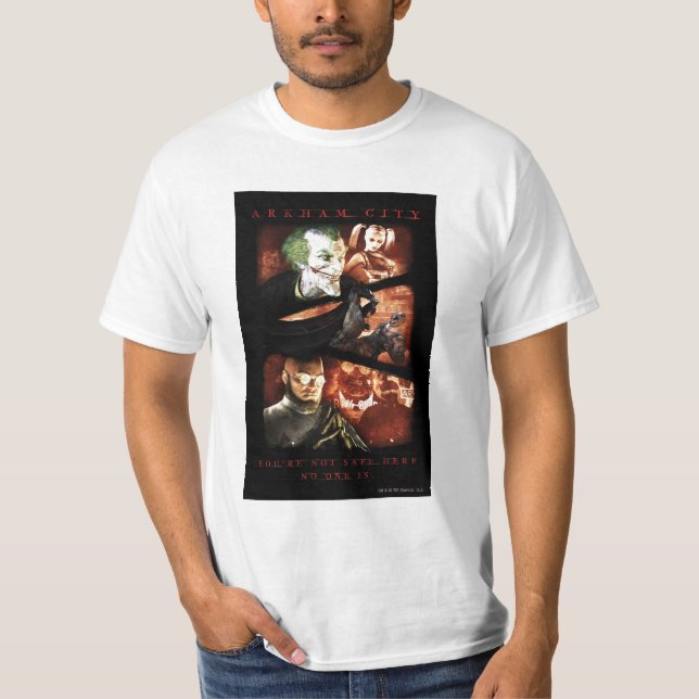 T-shirt Poster d'AC - Vous n'êtes pas en sécurité ici 2 (Devant)