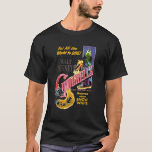T-shirt Poster d'art Disney Cinderella Vintage Movie Box