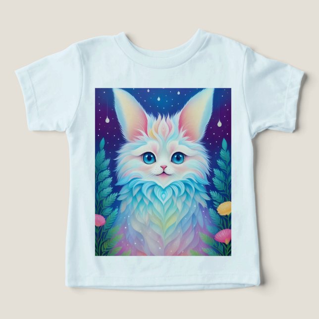 T-shirt Poster de animal Imaginaire coloré (Design Recto)