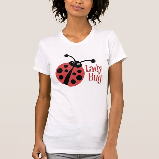 T-shirt Poster de animal Ladybug mignon (Devant)