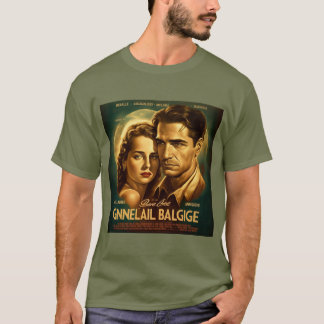 T-shirt Poster de cinéma des années 1940 Vintage