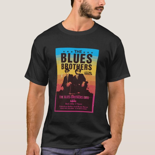 T-shirt Poster de la bande Blues Brothers (Devant)