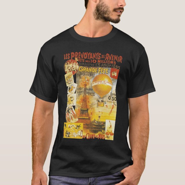 T-shirt Poster de la foire Antique Grand Fete (Devant)