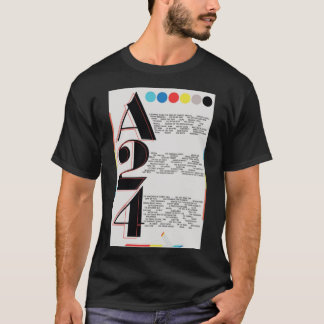 T-shirt Poster de l'affiche du film A24