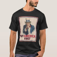 Poster de l'Amérique d'abord Trump 2024 Patriotic