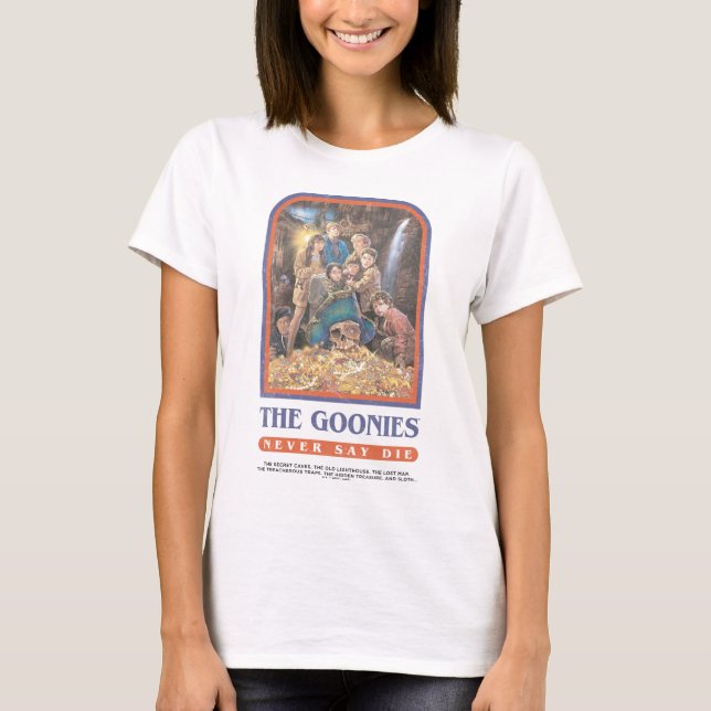 T-shirt Poster de l'anniversaire du trésor des Goonies (Devant)