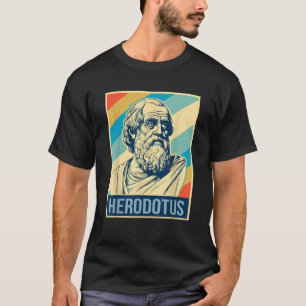 T-shirt Poster de l'héroïdote historien grec antique T-shi