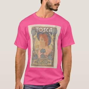 T-shirt Poster de l'opéra Tosca pour femmes