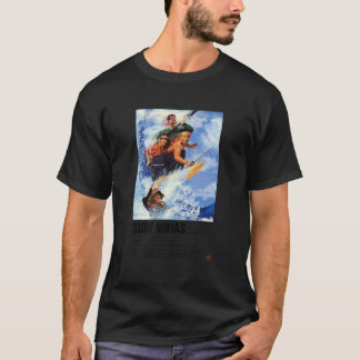 T-shirt Poster de Ninjas qui Surf