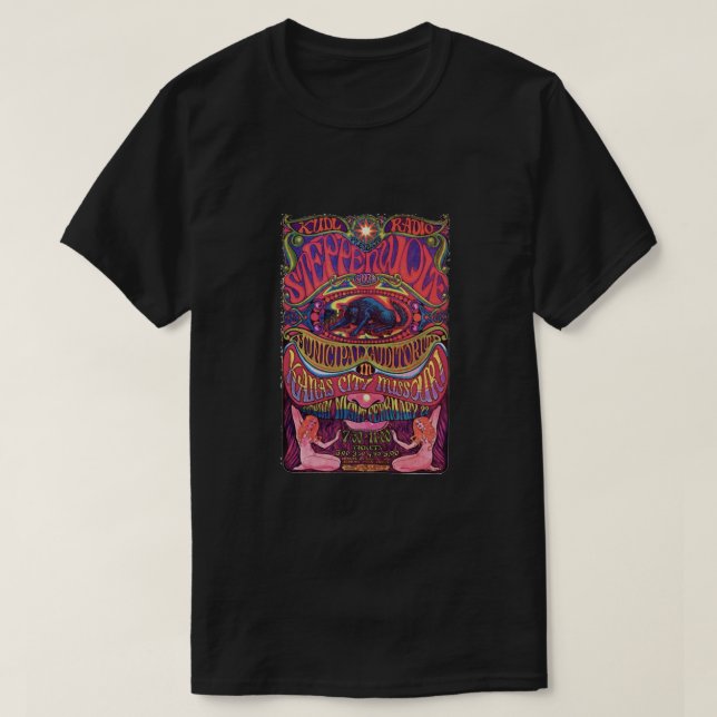 T-shirt Poster de Steppenwolf. (Design devant)