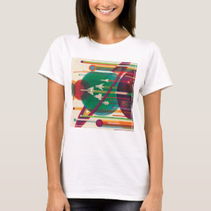 T-shirt Poster de Voyage Espace Rétro - Système Solaire Gr