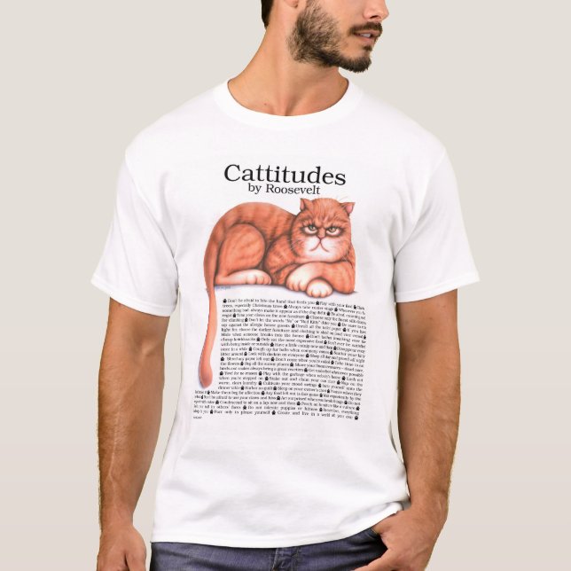 T-shirt Poster des attitudes (Devant)