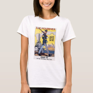 T-shirt Poster des Marines US World War I