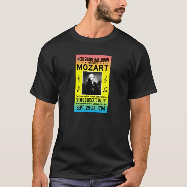 T-shirt Poster du concert Mozart (Devant)