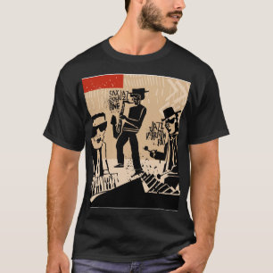 T-shirt Poster du groupe de jazz vintage : Design Cool