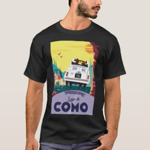 T-shirt Poster du lac de Côme