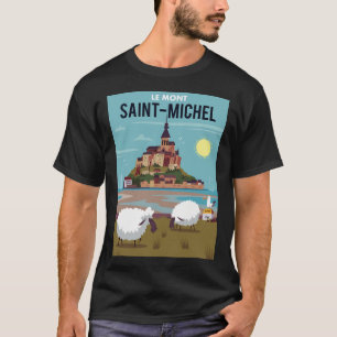 T-shirt Poster du Mont Saint Michel