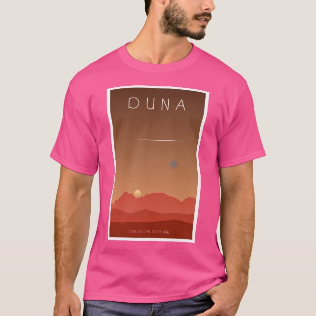 T-shirt Poster du programme spatial Kerbal - Duna (Devant)