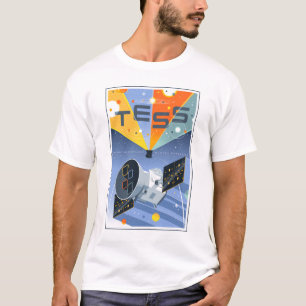 T-shirt Poster du télescope spatial Tess.