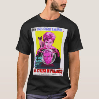 T-shirt Poster Italien De Bell Livre Et Bougie 