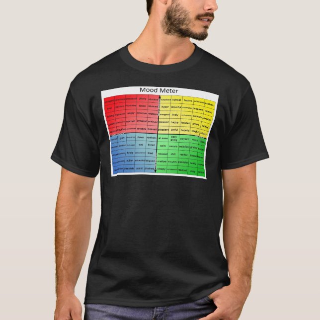 T-shirt Poster Mood Meter (Devant)