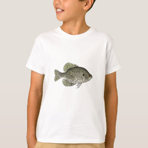 T-shirt Poster noir Crappie