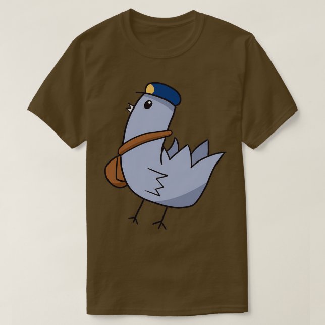 T-shirt Poster Pigeon 1 (Design devant)