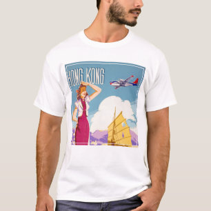 T-shirt Poster publicitaire vintage Northwest Airlines