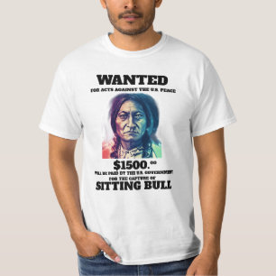 T-shirt Poster Recherché taureau assis