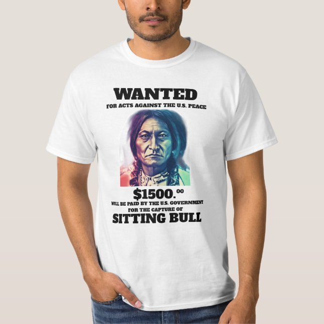 T-shirt Poster Recherché taureau assis (Devant)