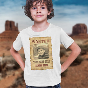 T-shirt Poster Recherché Vintage Wild West Modèle photo