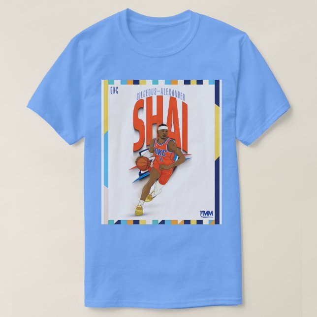 T-shirt Poster Shai GilgeousAlexander (Design devant)