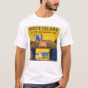 T-shirt Poster vintage Pour l'exposition mondiale de Chica