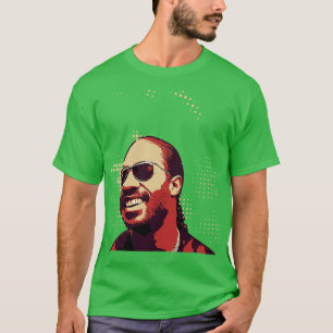 T-shirt Poster vintage Stevie Wonder