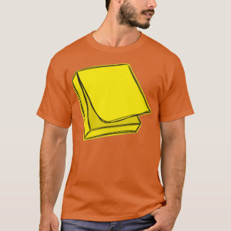 T-shirt Postit jaune 1