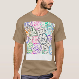 T-shirt Postmarks de partout