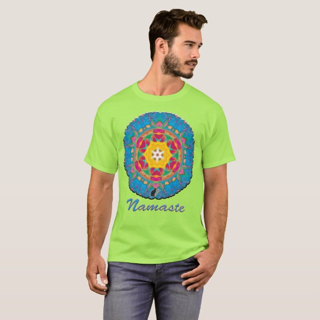 T-shirt Pot Ball Namaste Kaleidoscope (Devant entier)