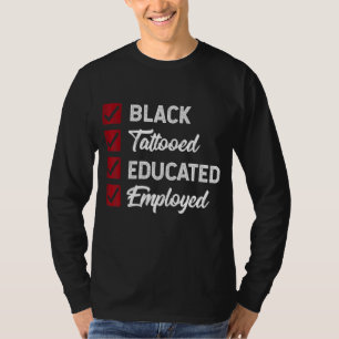 T-shirt Pot-cadeau de l'histoire des Noirs tatoués employé