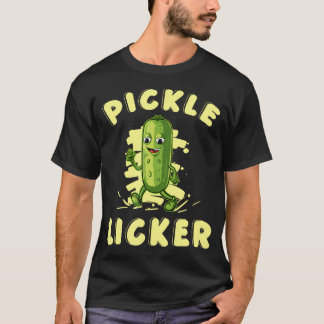 T-shirt Pot de Concombre Mariné Drôle Vegan Lickeur de Cor